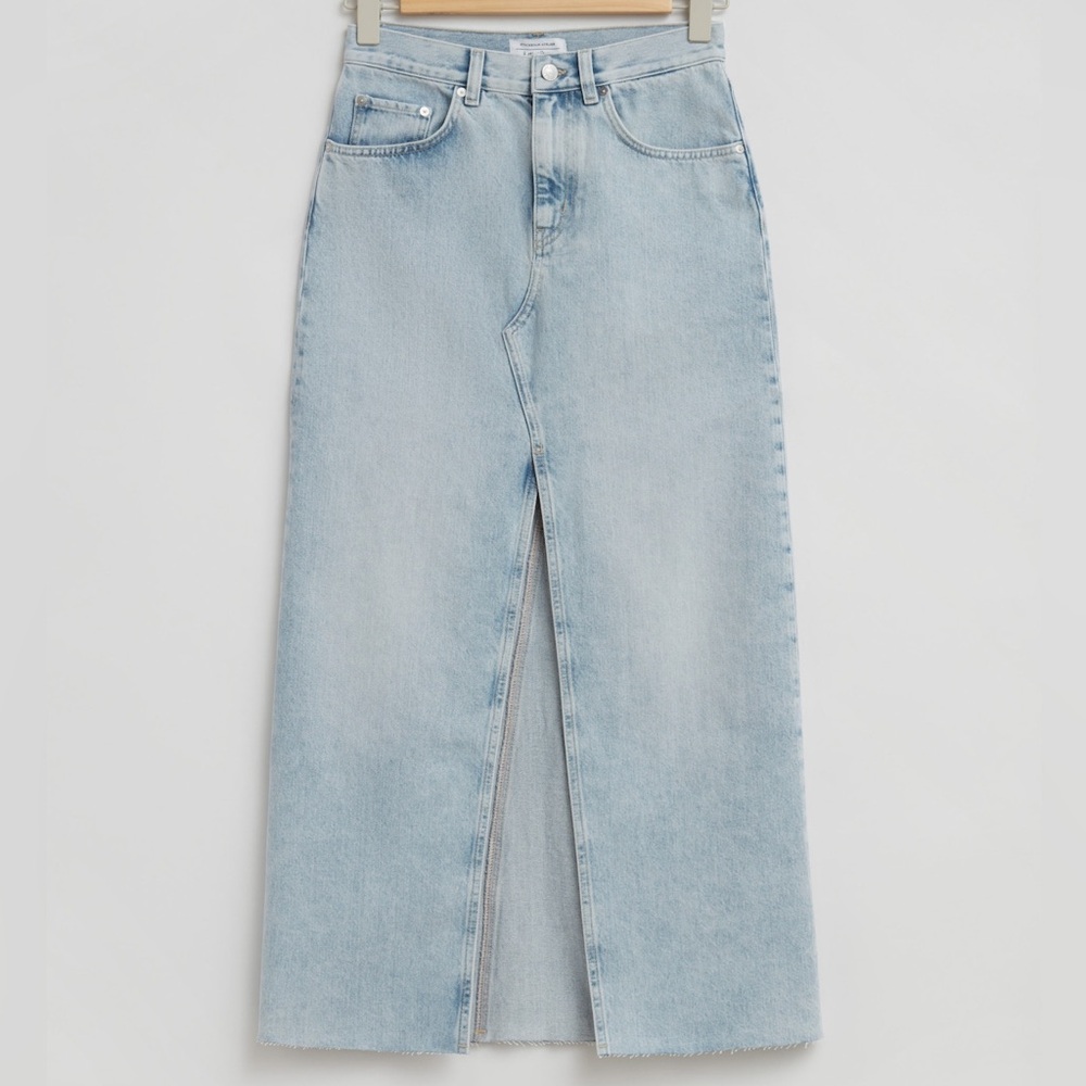 & Other Stories Maxi Denim Skirt Womens 4